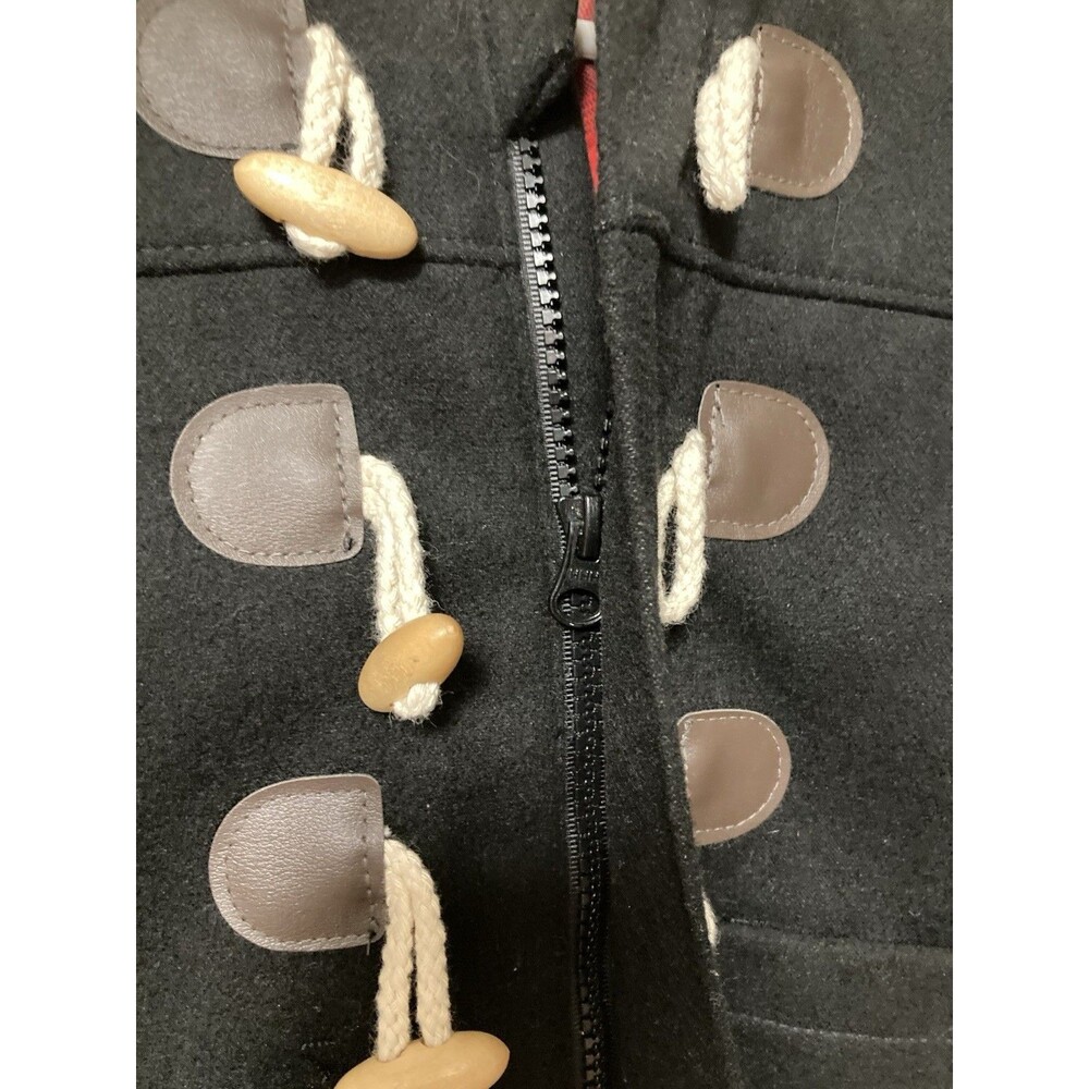 Toddler Coat Size 2T Black Color Long Sleeve Button Front with Pockets - Picture 5 of 7
